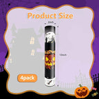 4 Pack Halloween Confetti Poppers, 12 Inch Confetti Cannon Party Poppers Shooters for Birthday, Wedding, Graduation, Anniversary, Parties, Halloween