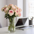 12pcs Clear Cylinder Vases for Centerpieces, Glass Flower Vases for Wedding Decorations and Home Decor, 6 Inch Glass Hurricane Candle Holder for Table Shelf