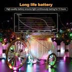 20 Pack Multi-Color LED Fairy Lights Battery Operated,7FT 20 LED Waterproof Mini Twinkle String Lights Battery Powered for Christmas Mason Jars Party,Multicolor