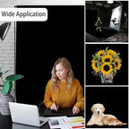 Black Photo Backdrop for Photoshoot, Photo Backdrop Curtain, Black Backdrops for Party Portrait Photoshoots Video Studio 6x9ft