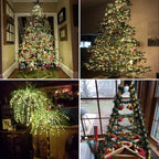 Battery Operated Starry Lights - 18FT 50 Micro LEDs, Warm White, Waterproof, Christmas Tree, Wreath, DIY Wedding