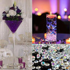 10000 pcs/Pack Wedding Table Scatter Confetti Crystals Acrylic Diamonds Vase Fillers 4.5 mm Rhinestones for Wedding, Bridal Shower, Vase Beads Decorations (Dark Purple)