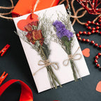 12/24 Pack Dried Flowers for Vase Various Mini Bouquet Dried Small Wildflowers Natural Real Flowers Bulk for Crafts DIY Wedding Decor (12, Forget Me Not)