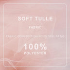Blush Tulle Fabric Roll Spool Bolt (54 Inch by 40 Yards) Large Tulle Wedding Party Decoration, Tutu Skirt, Table Runner, Gift Wrapping, Bridal Shower, Soft & Drape (Blush)