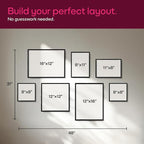 Mixtiles Official - Custom Photo Tiles - Personalized Printed Photos - Magnetic Wall Frames - Adhesive Sticker, No Nails - Various Sizes and Frames - wild-visual-7-Tile - Oak Frame