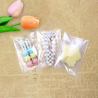 PigPotParty 2"x3" Cellophane Cookie Bags Self Sealing, 100 Pcs Clear Plastic Treat Individual Cookie Bags with seal, Perfect for Goodies, Party Favors, Snacks, Gift Wrapping
