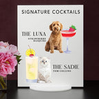 Pet Signature Drink Wedding Signs