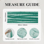 Artoid Mode Pearl Dark Green Gauze Table Runner 120 Inch 10FT, Seasonal Sheer Dining Holiday Wedding Birthday Baby Shower Table Decor for Home Party