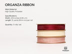 Vitalizart 3/8" x 30Yd Organza Ribbon Red Pink White Sheer Ribbons Set 10 Yd x 3 Rolls Handmade Eco-Friendly for Gift Wrapping Christmas Tree Crafts Bows Wedding Invitations Wreaths
