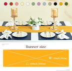 Sioloc Yellow Cheesecloth Table Runner Fall Autumn Decor for Home 10ft Table Cloth for Wedding Birthday Party Halloween Thanksgiving Decorations