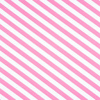 WRAPAHOLIC Reversible Wrapping Paper - Mini Roll - 17 Inch x 33 Feet - Pink and Stripes Design for Birthday, Wedding, Baby Shower, Holiday