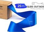 Royal Blue Satin Ribbon 2.5 Inch Double-Faced Ribbons 25 Yards for Gift Wrapping Flower Bouquet Wedding Paper Bows Invitations Crafts