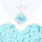 1000Pieces Rose Petals, Artificial Flower Petals Fake Rose Petals for Romantic Night,Wedding,Proposal Anniversary Flower Decorations(Tiff Blue)