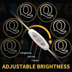 Light Up Letters Q, Led Marquee Letter Lights Neon Sign, 13.9" Height Decorative Lighted Alphabet Number, Battery/USB Powered Led Letters Lights for Wedding, Birthday, Party, Christmas or Home Decor