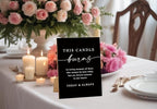 Funeral Sign, 8x11 Black Minimalist Style Loss of Loved One Memorial Sign, In Loving Memory Sign, Funeral Decorations, Wedding Table Decor, Memorial Gifts For Loss of Loved One, Bereavement Gifts -12