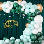 MYSKY HOME 10ft x 8ft Green Backdrop Curtains for Parties, Weddings, Stage, Baby Showers, Birthdays - 5ft x 8ft, 2 Panels