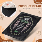 Gerrii Leatherette Table Tents Black PU Leather Menu Covers Bulk Double Sided Frame Sign Holders 2 Side Drink Dessert Menu Folders for Restaurant Coffee Cafe Bar Wedding Supplies(12 Pack,5 x 7 Inch)