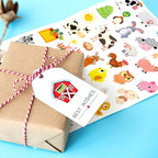 Farm Animal Stickers Cute Farm Barnyard Cow Sheep Horse Decal Sticker 875 Counts Party Gifts Goodie Bags Decor School Reward Birthday Party Favors Water Bottle Sticker Laptop Invitation Decor