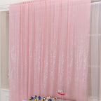 Poise3EHome Pink Sequin Backdrop,8FT x 10FT Sequin Photography Backdrop Curtain for Party Decoration