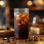 ComSaf 24 oz Mason Jars Wide Mouth 6 Pcs, Large Canning Jars with Seal Bands, 24 oz Glass jar with Lid for Jam, Sauce, Juice, Coffee, Pickling, Fruit, Dessert, Kitchen Storage, Vanilla Extract