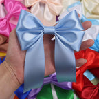 Lake Blue Solid Satin Ribbon 1-1/2 Inch 25 Yards Solid Polyester Fabric Ribbon for Gift Wrapping Wedding Christmas Baby Shower Birthday Party Decoration Handmade Immortal Flower Craft