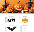 Halloween Party Table Scatter Confetti, 3000 Pcs Black and White BOO Foil Metallic Confetti for Halloween Party Table Decorations