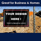 Custom Signs Outdoor Metal Sign - 12 x 8 Customized Personalized Aluminum Signs for Office, Home, Business, Decor, Custom Road Signs, Rust-Proof Sign (Colorful Text Box)