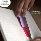 SETTINI Lined Journal, Ideal for Journaling - A5 Vegan Leather Notebook, 192 Archival-Quality Pages, QuillEase Bleed-Free Paper, Inner Pocket & Bookmark - US Navy Gifts, Navy Anchor