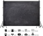 Renaiss 10x7ft Blank Blackboard Backdrop for Photoshoot Man Woman Portrait DIY Chalkboard Photography Background Back To School Banner School Season Photo Booth Props Wedding Teachers` Day Party Decor