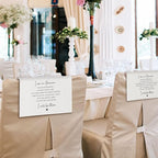 In Loving Memory Wedding Sign, I Am in Heaven for Your Reserved Chair Sign Pew Cloths Seating Placeholder, Wedding Decorations for Reception Celebrations Event (2 Pcs)