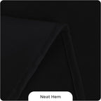 Fitable 8 Pack Table Cloth Rectangle Table: Stain and Wrinkle Resistant Tablecloth Rectangular, Washable Polyester Tablecloths for Wedding Party Dining Banquet Event Catering(Black, 70x108 Inch)