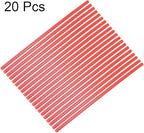 uxcell 20pcs Hot Glue Sticks for Glue Gun 7mm/0.28-inch x 10-inch Mini Hot Melt Adhesive Glue Stick Red