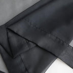 Window Black Sheer Curtains 60 Inches Width 120 Inches Long 2 Panels Sheer Curtain Clear Curtains Basic Rod Pocket Panel for Home Living Room Bedroom Kids Room Yard Patio Parlor Sliding