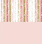 WRAPAHOLIC 30 Inch Reversible Wrapping Paper Roll - 30 Inch X 100 Feet Jumbo Roll Pink and Gold Lines Print for Birthday, Holiday, Wedding, Baby Shower and More Occasions