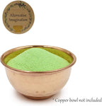 Alternative Imagination Lime Green Sand - Fine Sand for Zen Garden, Resin Incense Burner, Smudge Bowl, Ritual Incense, Cast Iron Cauldron, Unity Ceremony, Sensory Bin Table, Crafts (1 Pound)