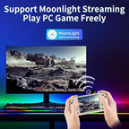 RG40XX H Handheld Game Console rg40xxh Retro Gaming Console 4.0'' IPS Screen with 64G TF Card Pre-Installed Games Linux 64-bit System RG 40XX H Supports 5G WiFi Bluetooth HDMI and TV Output RG40XX