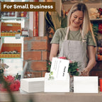 gisgfim 1000 Pcs A4 Envelopes with Self Adhesive 4.25x6.25 In White Invitation Envelopes for 4x6 Cards Printable Mailing Mailers Bulk for Wedding Baby Shower Postcard Photo Thank Notes Greeting Card