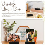 Giantree 24 Pcs Black Wood Place Card Holders, Table Number Holder Stands Name Card Holder Photo Display for Wedding Party Events Exhibition Decoration Office Restaurant Business 2.76x1.38x 0.59 inche