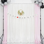 Poise3EHome White Sequin Backdrop Curtain,4 Panels 2FTx8FT Glitter Background for Party Birthday Party Baby Shower Wedding Christmas Thanksgiving Halloween Holiday Festival Decor