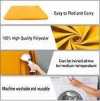 8x10FT Soft Pure Yellow Backdrop Screen Photo Backdrop Video Recording Curtain Party Decor Photography Studio Props