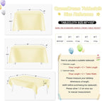 QueenDream Gold Sequin Tablecloth 60x102 Inch Sparkly Gold Wedding Tablecloth for Baby Shower Birthday Christmas Party Decorations