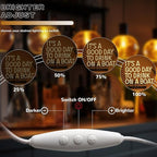 It's A Good Day To Drink On A Boat Neon Sign, Boat Drink Neon light, Bar Art Wall Warm White LED Light Up Sign for Home Bar Club Party Restaurant