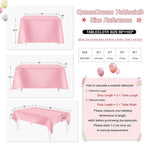 QueenDream Sequin Tablecloth 60x102 Inch Red Tablecloth Glitter Table Cloth for Bridal Shower Birthday Engagement Wedding Party Decorations