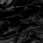 MLMW 4 Pack Halloween Table Runner Cheesecloth Black Boho Gauze Cheese Cloth 160 inch Rustic Sheer Table Runner 13.3ft for Party Wedding Baby Bridal Shower Birthday