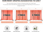 2 Panels Green Backdrop Curtain, 10 x 7 Feet Background Curtains for Parties, Weddings, Baby Showers, Bachelorette Halloween, Christmas Birthday Party Photoshoot Backdrop Curtains Decorations
