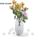 Reusable Fake Ice Cubes 2500 pcs 6 x 9 mm for Rock Crystals Treasure Gems for Table Scatters, Vase Fillers, Wedding Photography Props Vase Fillers