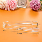 Roshtia 12 Pcs Plastic Serving Tongs Mini Kitchen Tongs Utility and Plastic Kitchen Scoops Clear Ice Scoop Mini Clear Buffet Scoop for Candy Dessert Buffet Ice Snack Coffee Tea