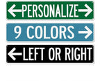 Customized Street Signs Custom Road Sign - Made In USA - Choose Your Color Signs For Bedroom Personalized Arrow Signs Yard Signs 104180011001