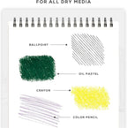 BEECHMORE BOOKS 9x12 Spiral Sketchbook – 140 GSM Acid-Free Paper, 100 Perforated Pages, A4 Art Sketch Pad for Drawing & Sketching, Artists, Adults