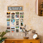 Collage Picture Frames for Wall, Birthday Gifts for Mom Women Teenage Girls, Polaroid Picture Display Felt Letter Board with 270 Letters and 30 Clips, Unique DIY Mothers Day Gifts